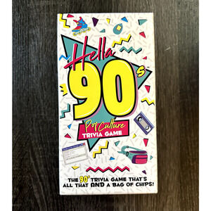 Hella 90s Pop Culture Trivia Game Buffalo Games Brand New Factory SEALED